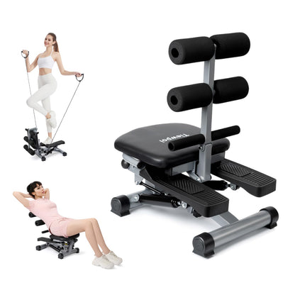 Ab Crunch & Stair Stepper Home Workout Machine