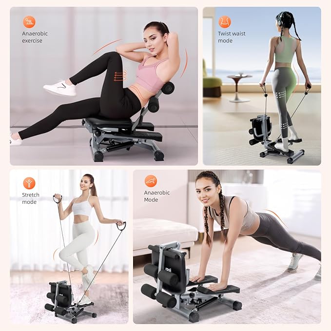 Ab Crunch & Stair Stepper Home Workout Machine